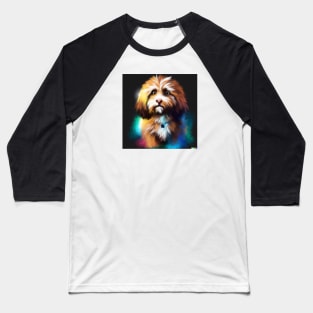 Cute Cavoodle Drawing Baseball T-Shirt